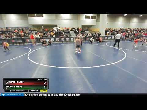 63 Lbs Cons. Round 2 - Brody Peters, IA Vs Nathan Nelson, MN 830b