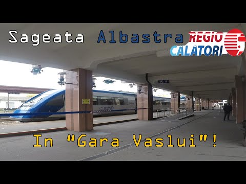 Sageata albastra de la "Regio Calatori"  Brasov-Iasi, stationeaza in gara Vaslui!