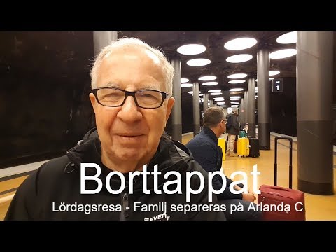 2019-01-19 LÖRDAGSRESA Tågstrul och borttappade barn