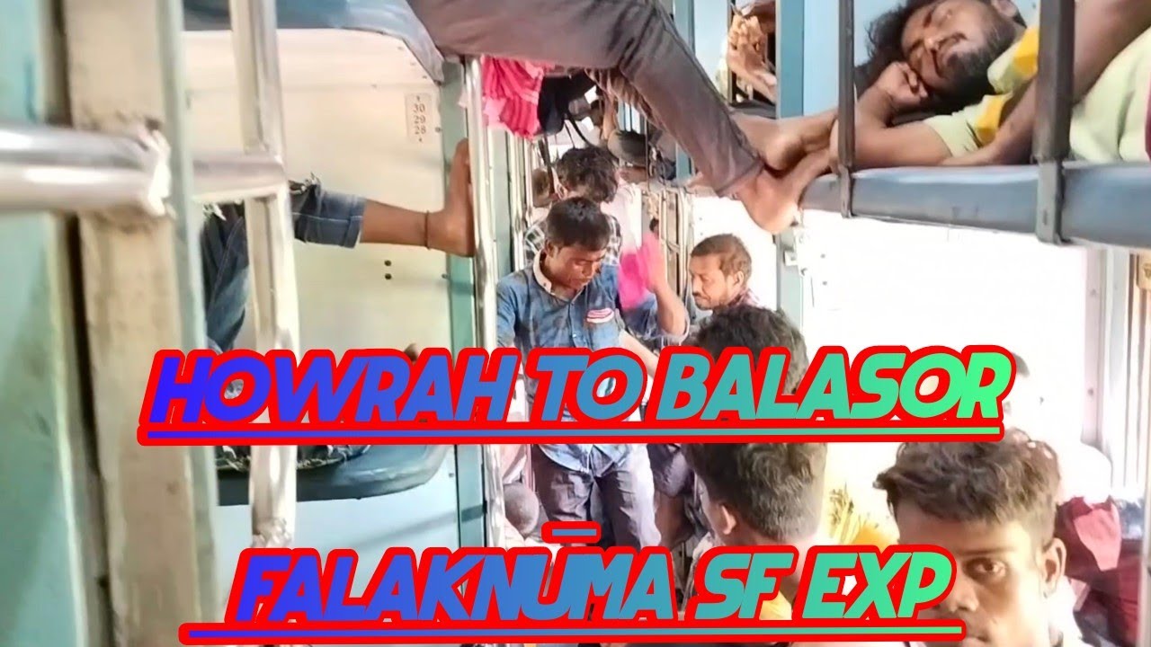 HOWRAH TO BALASORE || हावड़ा से बालासोर का journey train 🚆🚆say#rx100vlogs