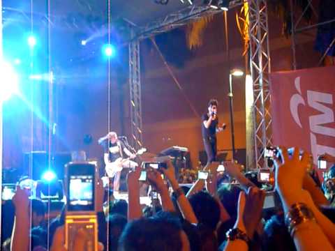 Tokio Hotel performing World Behind My Wall live in Malaysia
