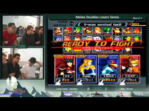 AEX 10: Lawn Chair & Smokey vs JFlex & Bones - Melee Doubles Losers Semis
