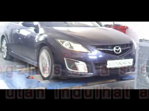 Mazda 6 2.0 MZR-CD 143LE Chiptuning Teljesítménymérés Dyno