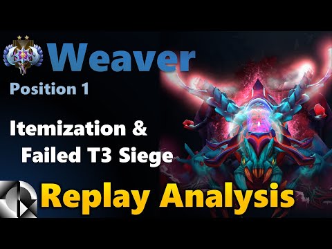Replay Analysis: Weaver Carry - Ancient 2 | Dota 2 7.28c