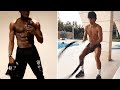 Famous Footballers Working Out their Muscles 🔥 ft. Messi, Hulk, Alphonso Davies