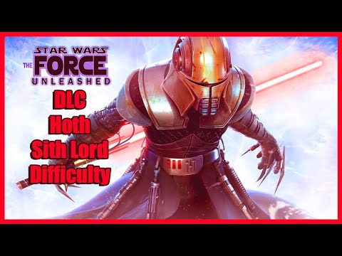 STAR WARS - The Force Unleashed DLC "Hoth" Sith Lord Difficulty No Commentary