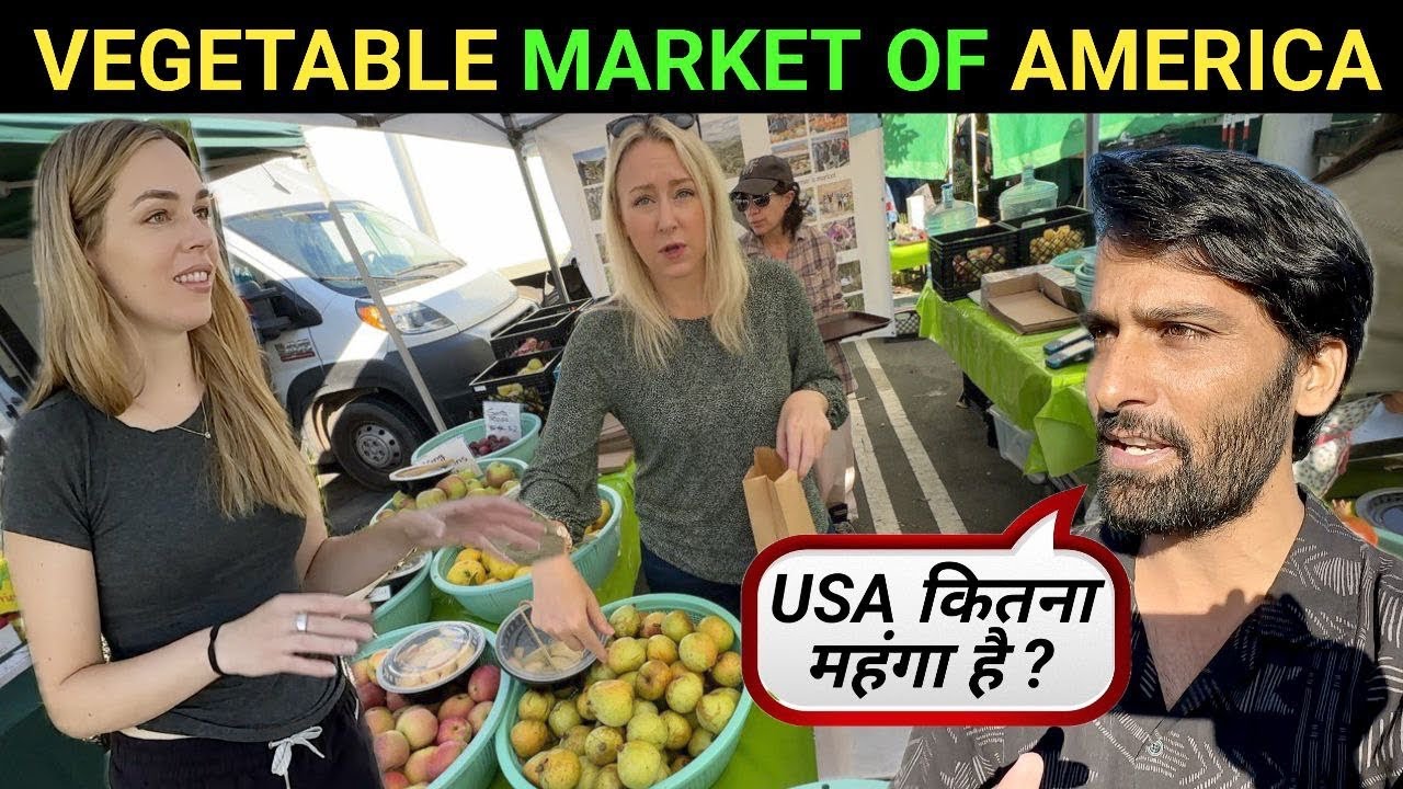 VEGETABLE MARKET , FARMING and VILLAGE LIFE OF  AMERICA
