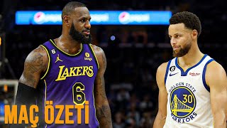 Curry vs LeBron! Westbrook Airball... | Lakers - Warriors Geniş Özet | 2022-23 NBA Sezonu Açılışı