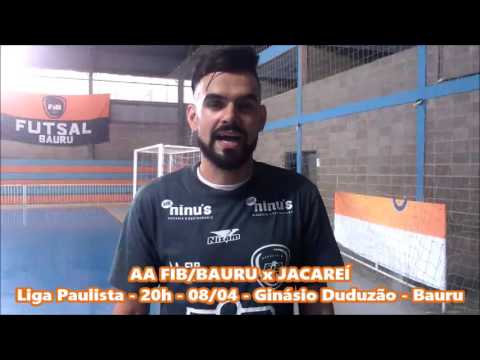 Elenco da AA FIB convoca torcida para estreia em Bauru na Liga Paulista