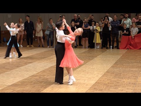Maxim Tereshin - Uliana Zelikovskaya RUS | English Waltz | GOC Juveniles II 8 Dance 2018