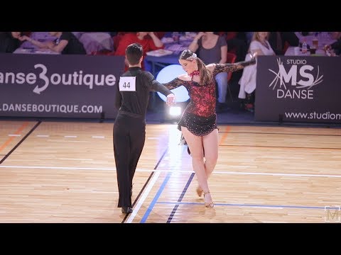 Adrien Petit-Jean Genat - Oxana Collette | FFD French Cup 2018 Mulhouse - Youth Latin - R1 R
