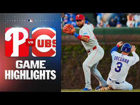 시카고컵스 VS 필라델피아 7:4 MLB 스포츠하이라이트