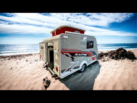 Mini caravan with POP-UP roof - Mini Racing 300