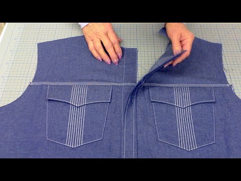 JEANS Knopflochblende Leiste zeichnen & nähen - Lilo Siegel