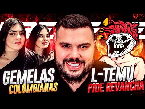 L-TEMU 👹 SE ENFRENTA A LAS GEMELAS COLOMBIANAS 2 VS 1 EN PVP Y ESTO FUE LO QUE PASO SE PICA TODO !!😱