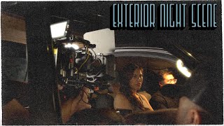 BTS - lighting an exterior night scene | amaran 200d &amp; aputure mc