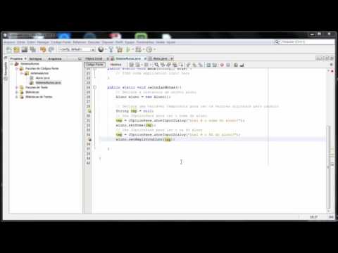 Java para iniciantes - Sistema de Controle de Alunos - parte 1