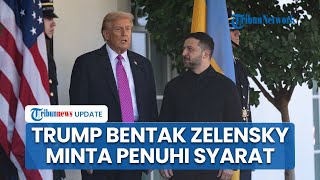 Momen Adu Mulut Trump-Zelensky di Gedung Putih, Presiden As: Putin akan Menghancurkanmu