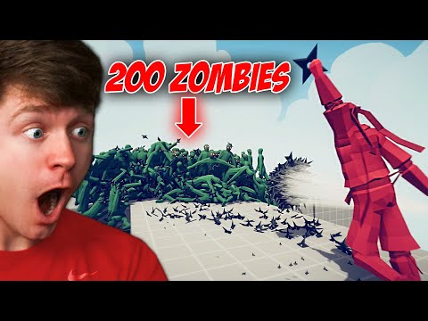 200 ZOMBIES vs EVERY GOD! - Totally Accurate Battle Simulator