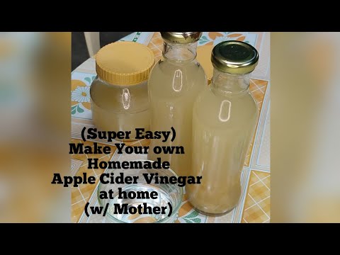 Super Easy lang Pala Gumawa ng Apple Cider Vinegar with the Mother