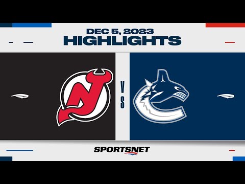 NHL Highlights | Devils vs. Canucks - December 5, 2023