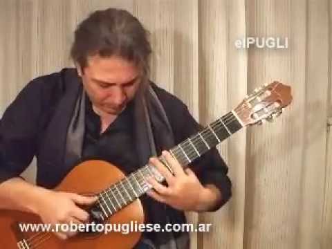 Nido gaucho - Tango classical guitar by Roberto Pugliese - Score online