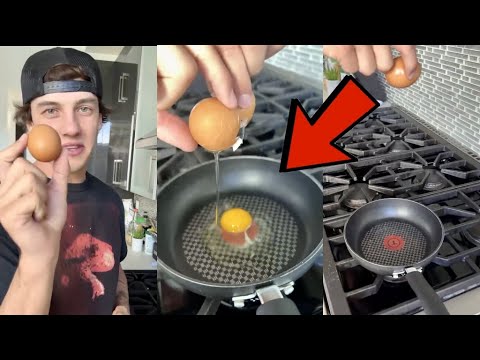 The BEST way to crack an egg!! - #Shorts