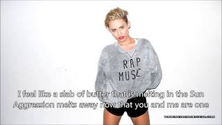 Miley Cyrus-  Slab of Butter ScorpionFeaturing Sarah Barthel of Phantogram Lyrics