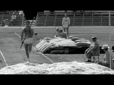 6'3" Don Bragg Wins Pole Vault Gold Medal - Rome 1960 Olympics