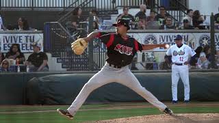 Miguel Cienfuegos, San Diego Padres LHP Prospect (open side)