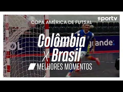 COLÔMBIA 0 X 3 BRASIL | MELHORES MOMENTOS | COPA AMÉRICA DE FUTSAL | sportv