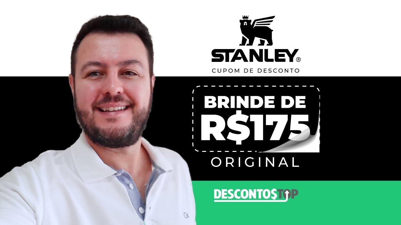 CUPOM DE DESCONTO STANLEY PMI JULHO 2022 🥤 BRINDE DE R$175 | COPO STANLEY ORIGINAL