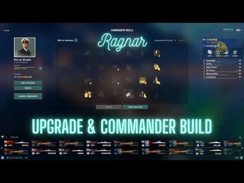 World of Warships - Ragnar: Upgrade & Commander Build