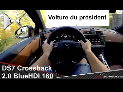 DS7 Crossback 2.0 BlueHDI 180 POV Test Drive + Acceleration 0 - 200 km/h