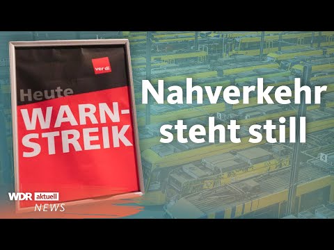 Bus und Bahn stehen still: So läuft der ÖPNV-Streik von Verdi | WDR aktuell