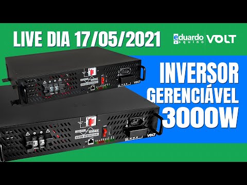 Lançamento Inversor OffGrid 3000W Gerenciável VOLT Tecnologia