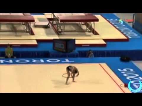 Michelle Sanchez (VEN) Hoop Q - Juegos Panamericanos Toronto 2015