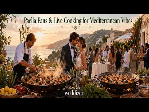 Live Paella Cooking Show ???? | Mediterranean Vibes for Weddings & Events