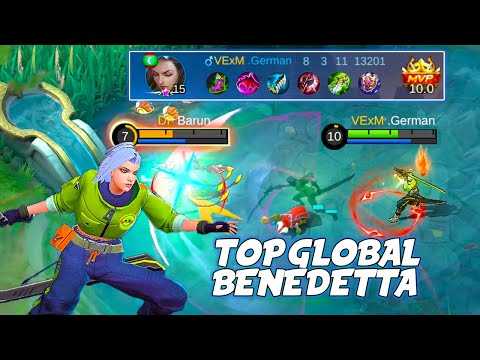 MLBB Benedetta Street Blow MVP Top Global Gameplay