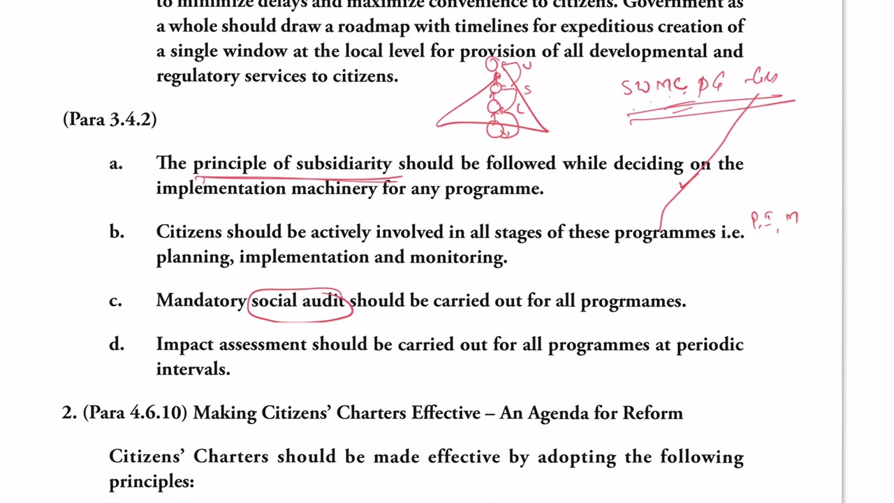 2nd arc - citizen centric administration-Part 1- La Excellence IAS