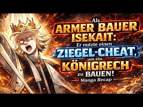 Als ARMER BAUER ISEKAIT: Er nutzte einen ZIEGEL-CHEAT, um ein KÖNIGREICH zu BAUEN! – Manga Recap