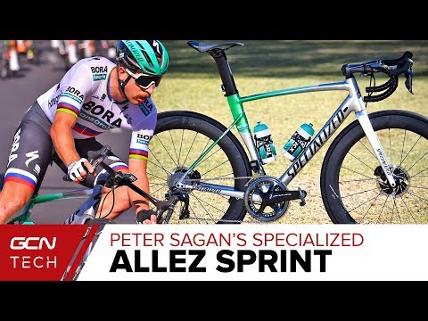 Peter Sagan's Aluminium Race Bike | Specialized Allez Sprint Disc