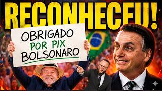 Lula Homenageia e Agradece Bolsonaro Pelo Pix