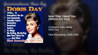 Now That I Need You (Where Are You)