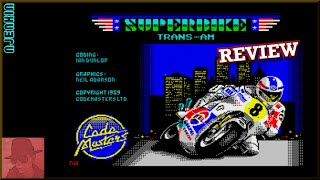 Super Bike TransAm - on the ZX Spectrum 128K !! with Commentary
