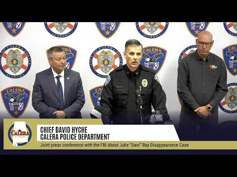 Calera Police Department Press Conference