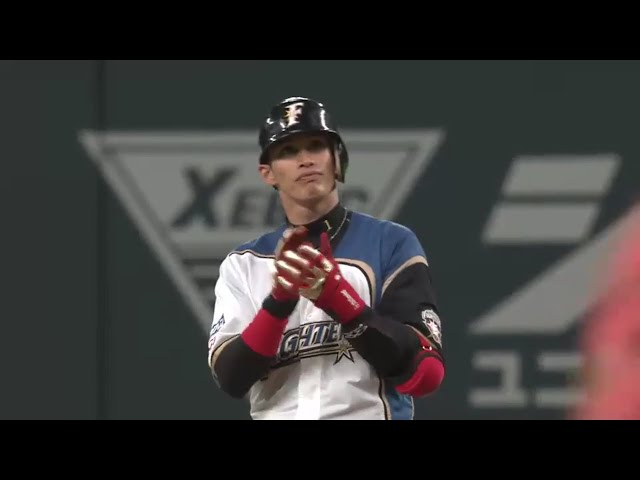 【5回裏】ファイターズ・陽 今度は長打で2試合連続のマルチ安打!! 2016/7/22 F-Bs