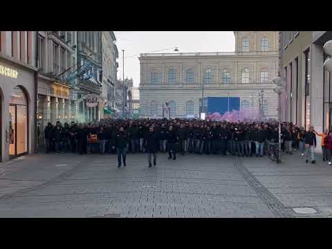 ultrAslan Avrupa Bayern Münih deplasmanı