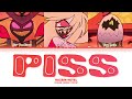 Hazbin Hotel Piss A Love Song Color Coded Lyrics