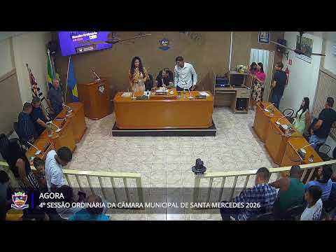 3º Sessão Ordinária da Câmara Municipal de Santa Mercedes 2026